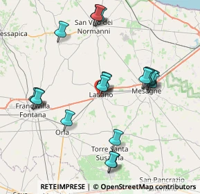 Mappa Via Corradi, 72022 Latiano BR, Italia (8.597)