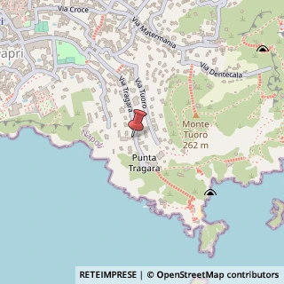 Mappa Via Tragara, 24, 80073 Capri, Napoli (Campania)