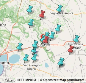 Mappa Via A. Nobel, 74023 Grottaglie TA, Italia (7.279)