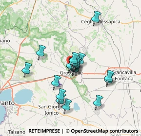 Mappa Via A. Nobel, 74023 Grottaglie TA, Italia (5.5815)