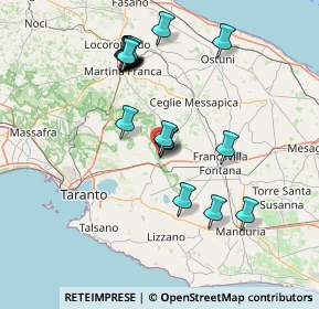 Mappa Via A. Nobel, 74023 Grottaglie TA, Italia (15.883)