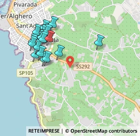 Mappa Strada Consortile Salondra, 07041 Alghero SS, Italia (1.081)