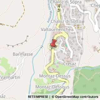 Mappa Via Roma, 47, 11028 Valtournenche, Aosta (Valle d'Aosta)