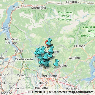 Mappa Via G. Milesi, 24015 San Giovanni Bianco BG, Italia (9.965)