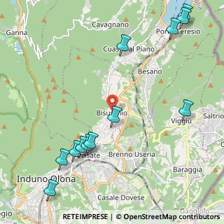 Mappa Via della Repubblica, 21050 Bisuschio VA, Italia (2.74083)