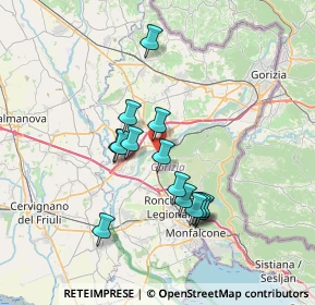 Mappa Piazza Giuseppe Mazzini, 34078 Sagrado GO, Italia (5.98857)
