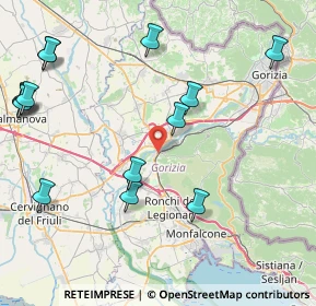 Mappa Piazza Giuseppe Mazzini, 34078 Sagrado GO, Italia (10.34357)