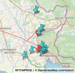 Mappa Piazza Giuseppe Mazzini, 34078 Sagrado GO, Italia (6.39846)