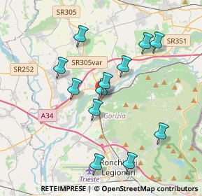 Mappa Piazza Giuseppe Mazzini, 34078 Sagrado GO, Italia (3.50917)