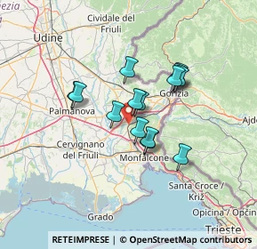 Mappa Piazza Giuseppe Mazzini, 34078 Sagrado GO, Italia (9.79143)