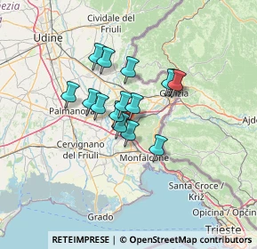Mappa Piazza Giuseppe Mazzini, 34078 Sagrado GO, Italia (9.026)
