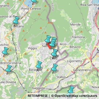 Mappa Via Leoncavallo, 21050 Saltrio VA, Italia (2.43692)