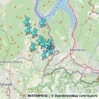 Mappa Via Leoncavallo, 21050 Saltrio VA, Italia (2.60364)