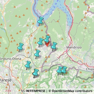 Mappa Via Leoncavallo, 21050 Saltrio VA, Italia (4.06091)