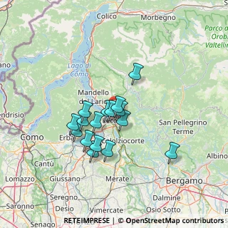 Mappa CAP, 23900 Lecco LC, Italia (10.61)
