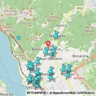 Mappa CAP, 23900 Lecco LC, Italia (1.2935)