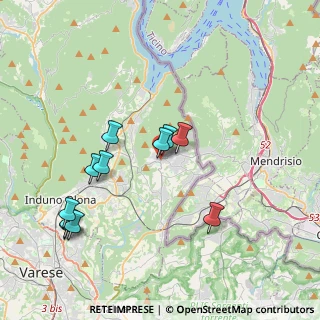 Mappa Via Antonietta Castagna, 21059 Viggiù VA, Italia (3.86364)