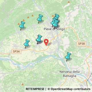 Mappa Via Capigliera, 31020 Sernaglia della Battaglia TV, Italia (3.76417)