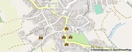 Mappa Aiello del Friuli