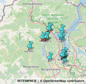 Mappa Via Privata Fratelli Brebbia, 28887 Omegna VB, Italia (11.93867)