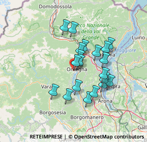 Mappa Via Privata Fratelli Brebbia, 28887 Omegna VB, Italia (11.3435)