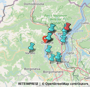 Mappa Via Privata Fratelli Brebbia, 28887 Omegna VB, Italia (10.373)