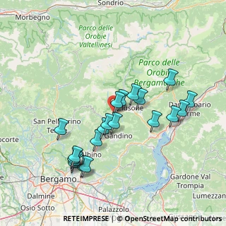 Mappa Via Risorgimento, 24028 Ponte Nossa BG, Italia (14.4395)