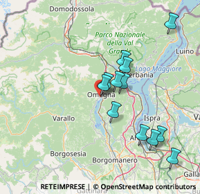 Mappa Via L. Comoli, 28887 Omegna VB, Italia (13.64333)