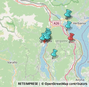 Mappa Via L. Comoli, 28887 Omegna VB, Italia (4.79182)