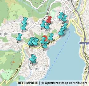 Mappa Via L. Comoli, 28887 Omegna VB, Italia (0.3815)