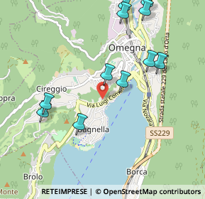 Mappa Via L. Comoli, 28887 Omegna VB, Italia (1.12364)