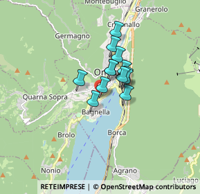 Mappa Via L. Comoli, 28887 Omegna VB, Italia (0.96231)