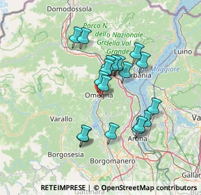 Mappa Parco G. Rodari, 28887 Omegna VB, Italia (11.74444)