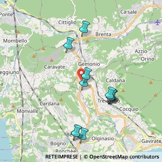 Mappa Via Enrico Mattei, 21036 Gemonio VA, Italia (1.99)