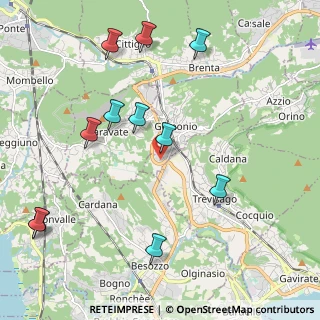 Mappa Via Enrico Mattei, 21036 Gemonio VA, Italia (2.36818)