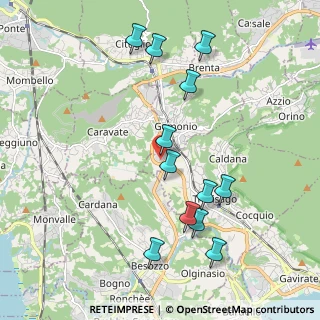 Mappa Via Enrico Mattei, 21036 Gemonio VA, Italia (2.07)