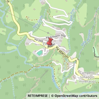 Mappa Via G. Marconi, 9, 24020 Oneta, Bergamo (Lombardia)