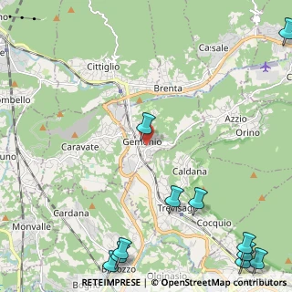 Mappa Via Indipendenza, 21036 Gemonio VA, Italia (3.60364)