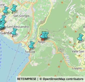 Mappa Via Forni, 38069 Nago-Torbole TN, Italia (2.85727)