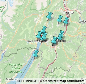 Mappa Via Forni, 38069 Nago-Torbole TN, Italia (8.97)