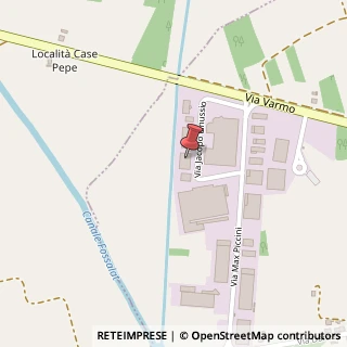 Mappa Via Jacopo Linussio, 27, 33050 Rivignano Teor, Udine (Friuli-Venezia Giulia)