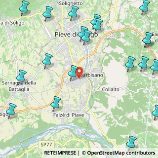 Mappa Via San Michele, 31053 Pieve di Soligo TV, Italia (3.233)