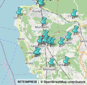 Mappa Via Giuseppe Verdi, 21038 Sangiano VA, Italia (1.91)