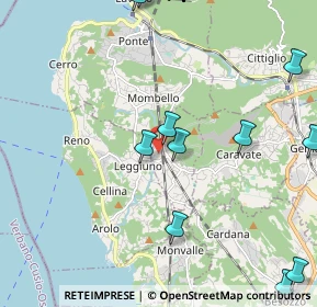 Mappa Via Giuseppe Verdi, 21038 Sangiano VA, Italia (2.62909)