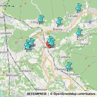 Mappa Via Garibaldi, 21036 Gemonio VA, Italia (1.92364)