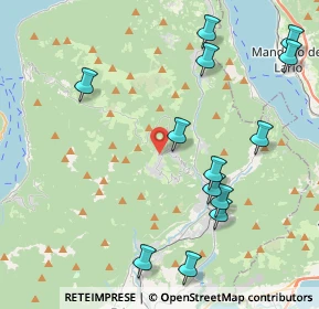 Mappa Via dei Pini, 22030 Sormano CO, Italia (4.76)