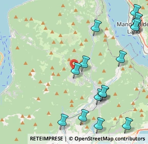 Mappa Via dei Pini, 22030 Sormano CO, Italia (5.336)