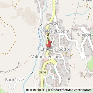 Mappa Strada Statale 406, 11028 Paquier AO, Italia, 11028 Valtournenche, Aosta (Valle d'Aosta)