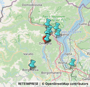 Mappa Via Tiro a Segno, 28887 Omegna VB, Italia (9.60182)