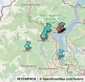 Mappa , 28887 Omegna VB, Italia (11.0455)